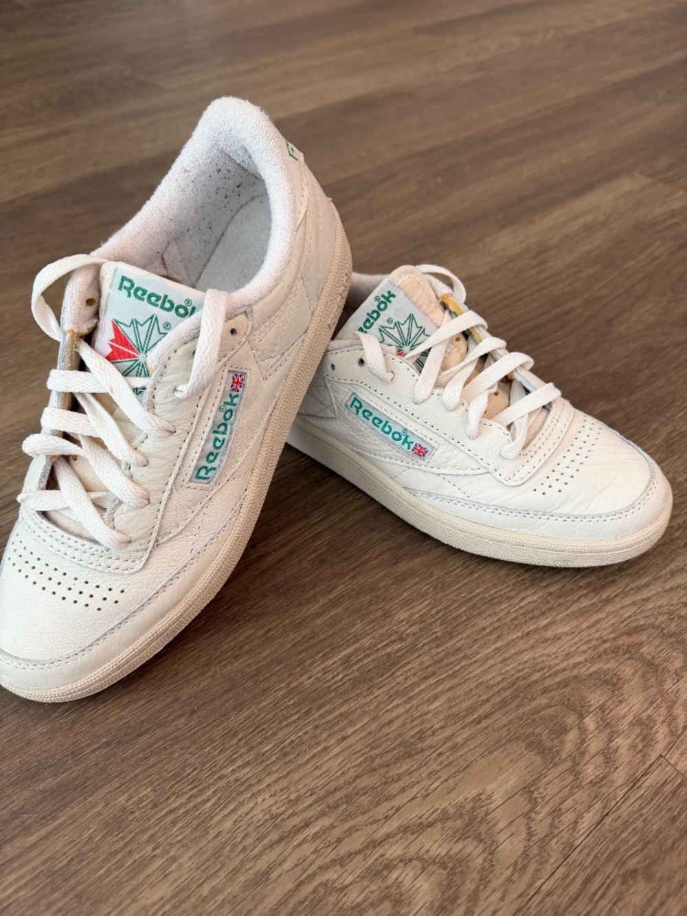 Reebok Club C 85 – Women’s Sneakers – White Leather – Classic Style
